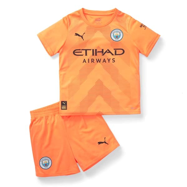 Camiseta Manchester City Portero Niños 2022-23 Rosa